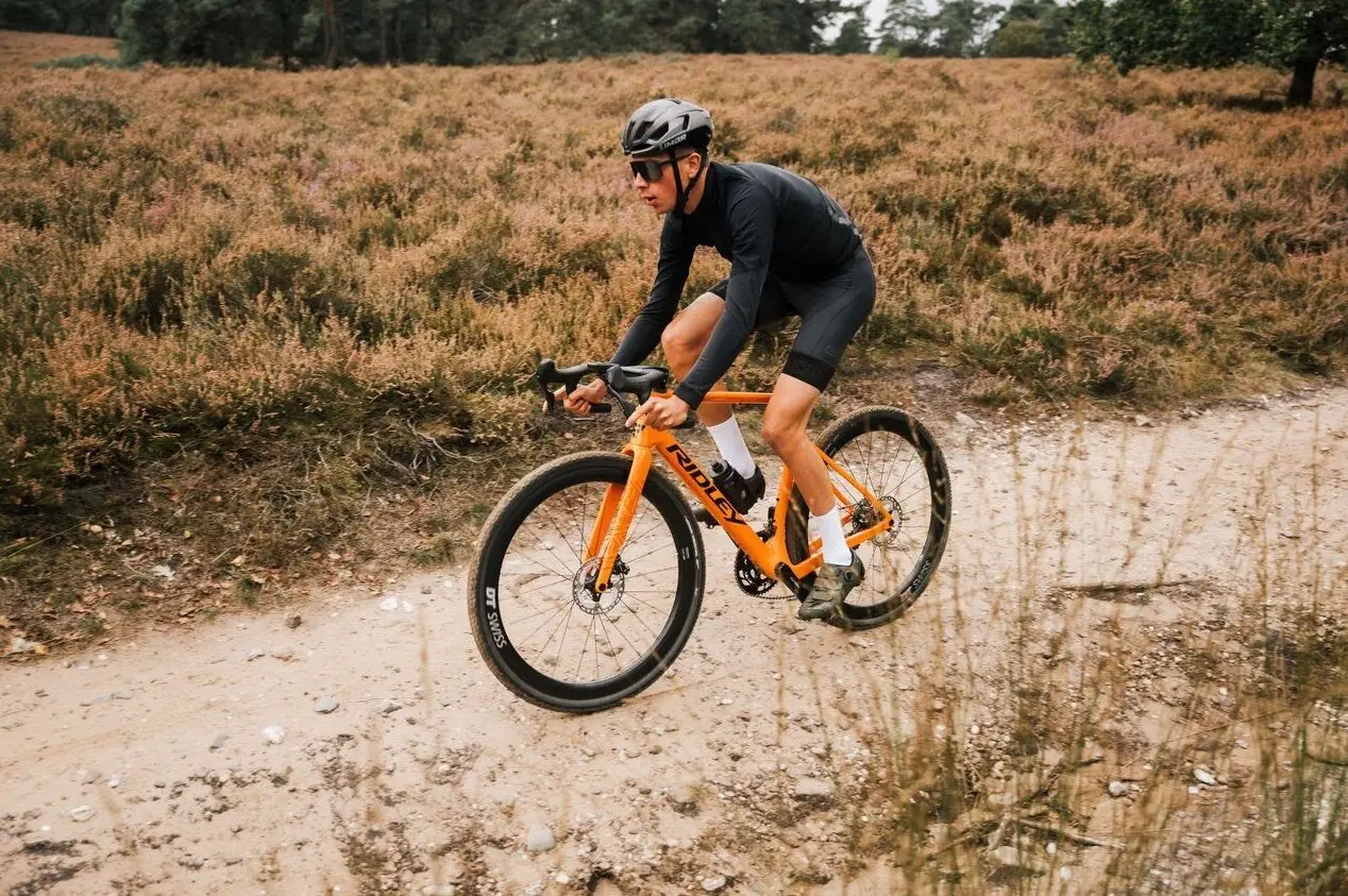 Renner op Ridley gravelbike in het Hageland